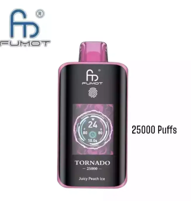Fumot Tornado 25000 Puffs HD-TFT-Display Einweg-Vape