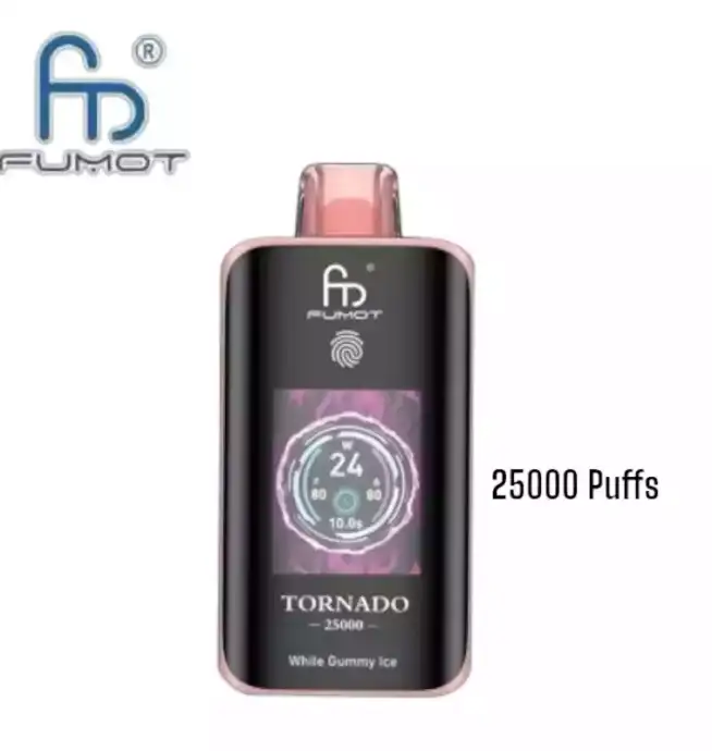 Fumot Tornado 25000 Puffs HD-TFT-Display Einweg-Vape