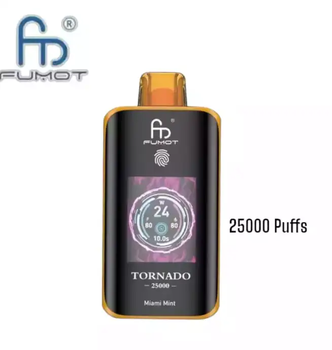 Fumot Tornado 25000 Puffs HD-TFT-Display Einweg-Vape