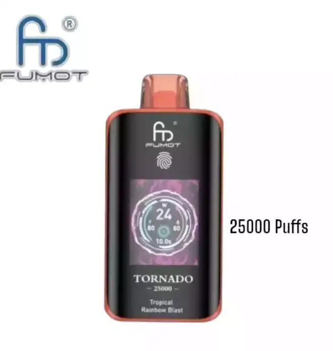 Fumot Tornado 25000 Puffs HD-TFT-Display Einweg-Vape