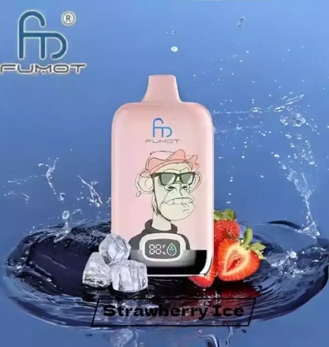 RandM Fumot Digital Box 12000 Puffs – Strawberry Einweg Vape