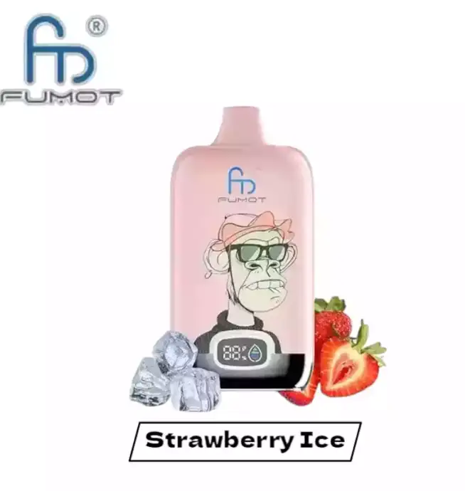 RandM Fumot Digital Box 12000 Puffs – Strawberry Einweg Vape