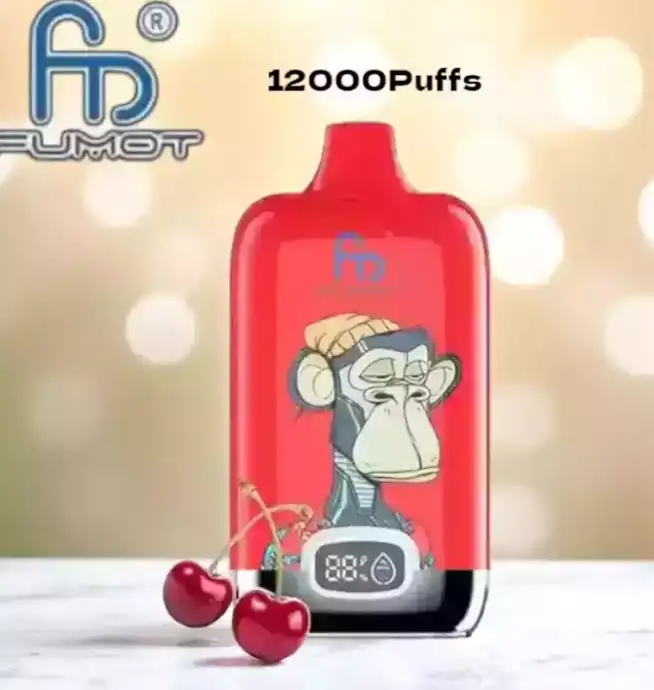 RandM Fumot Digital Box 12000 Züge  Kirschgeschmack Einweg Vape