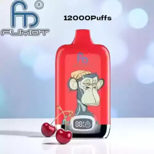 RandM Fumot Digital Box 12000 Züge  Kirschgeschmack Einweg Vape