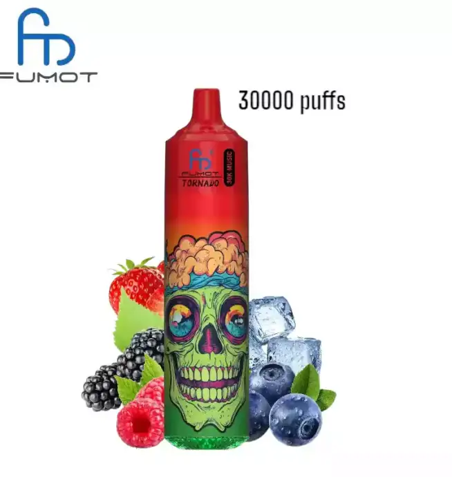 RandM Fumot Tornado 30000 bouffées Coil en maille rechargeable jetable Vapo