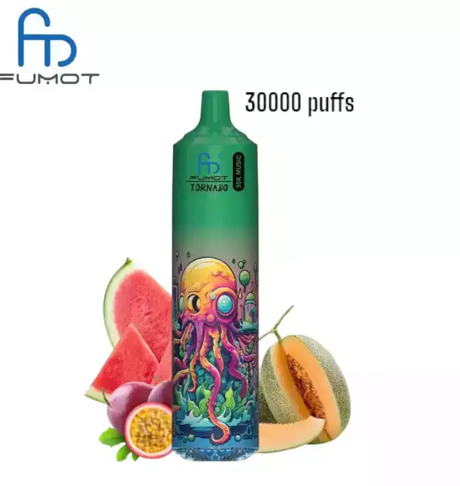 RandM Fumot Tornado 30000 bouffées Coil en maille rechargeable jetable Vapo