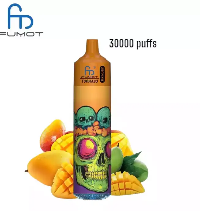 RandM Fumot Tornado 30000 bouffées Coil en maille rechargeable jetable Vapo