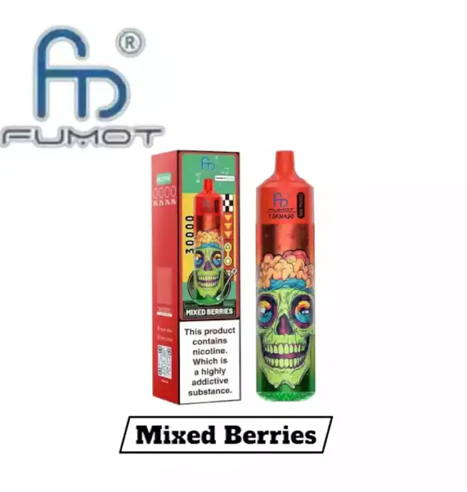 RandM Fumot Tornado 30K Music Puffs Einweg-Vape Mixed Berries Geschmack