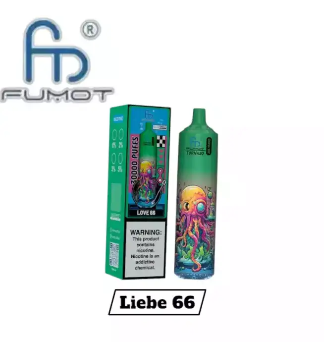 RandM Fumot Tornado 30K Music Puffs Disposable Vape - Love 66 Flavor