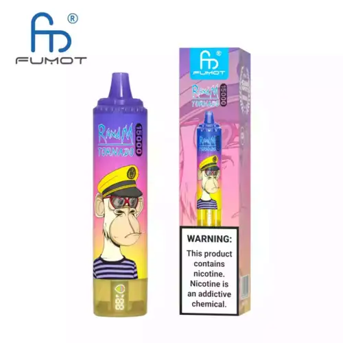RandM-Tornado-15000-Puffs, wegwerpvape, 25ml vloeistof, gaasbobine, RGB-vape