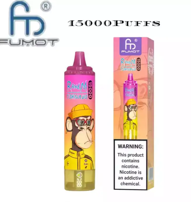 RandM Tornado 15000 bouffées Design RGB, rechargeable Vapo jetable