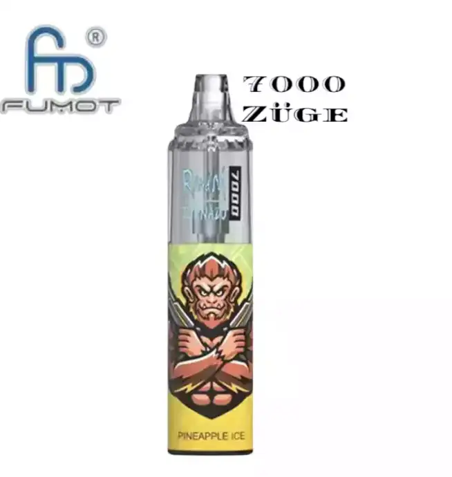 RandM Tornado 7000 Züge RGB-Design, wiederaufladbarer Einweg Vape
