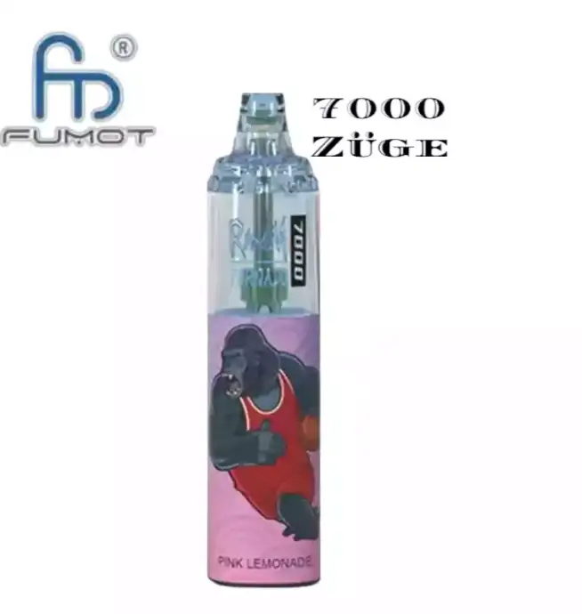 RandM Tornado 7000 Züge RGB-Design, wiederaufladbarer Einweg Vape