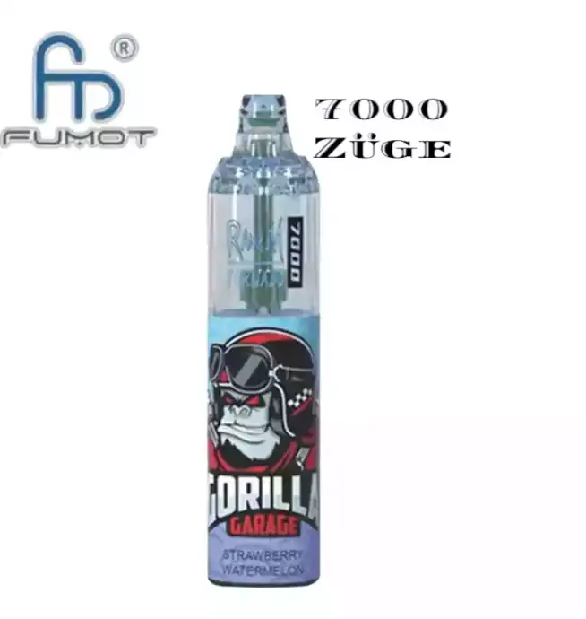 RandM Tornado 7000 Züge RGB-Design, wiederaufladbarer Einweg Vape