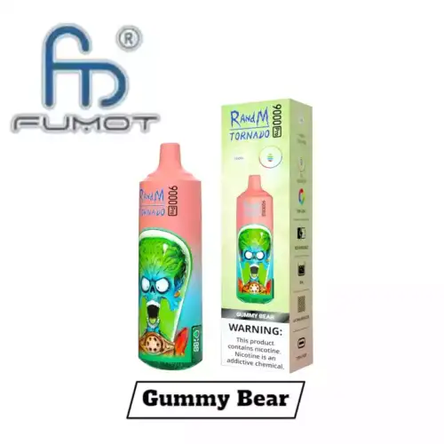 RandM Tornado 9000 Pro Puffs Einweg Vape Gummy Bear Geschmack