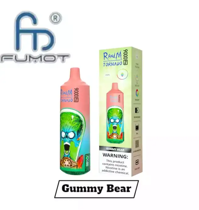 RandM Tornado 9000 Pro Puffs Einweg Vape Gummy Bear Geschmack