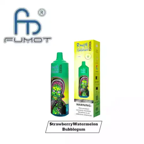 RandM Tornado 9000 Pro Puffs Einweg-Vape Strawberry Watermelon Bubblegum Geschmack