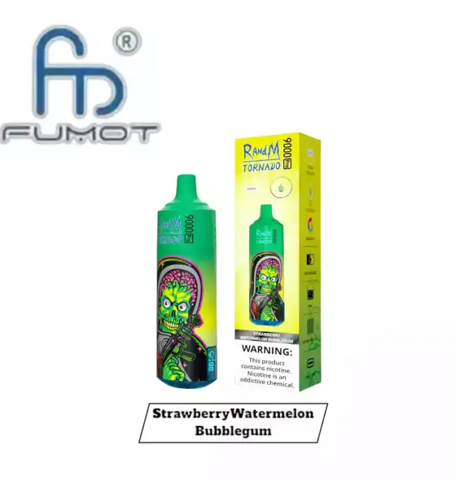 RandM Tornado 9000 Pro Puffs Einweg-Vape Strawberry Watermelon Bubblegum Geschmack