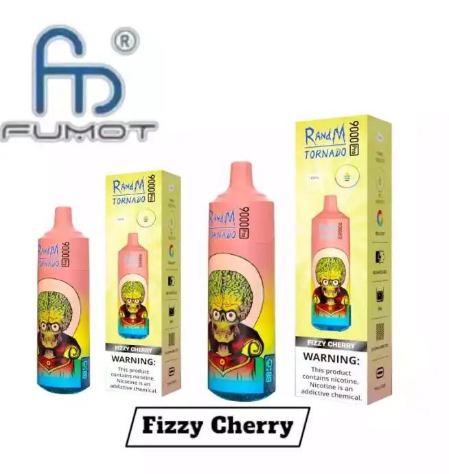 RandM Tornado 9000 Pro Puffs Einweg Vape – Fizzy Cherry Geschmack