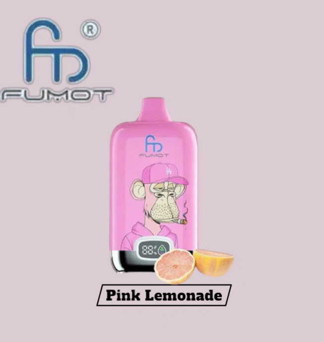 RandM Fumot Digital Box 12000Puffs mit Pink-Lemonade-Geschmack