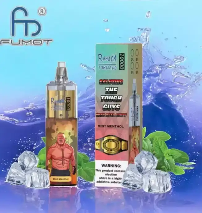 RandM Tornado 10000 bouffées - Cool Mint Menthol Power Vape