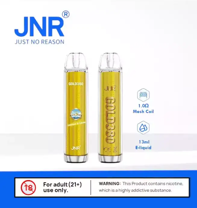 JNR GOLD380 6000 PUFF & 13ml Premium-Dampf