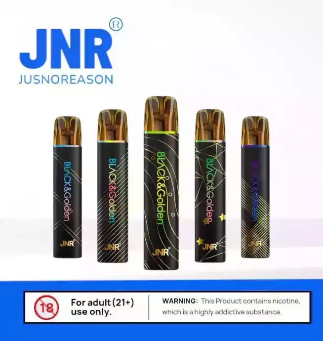 jnr-black-golden-600-200-puffs Einweg E-Zigarette