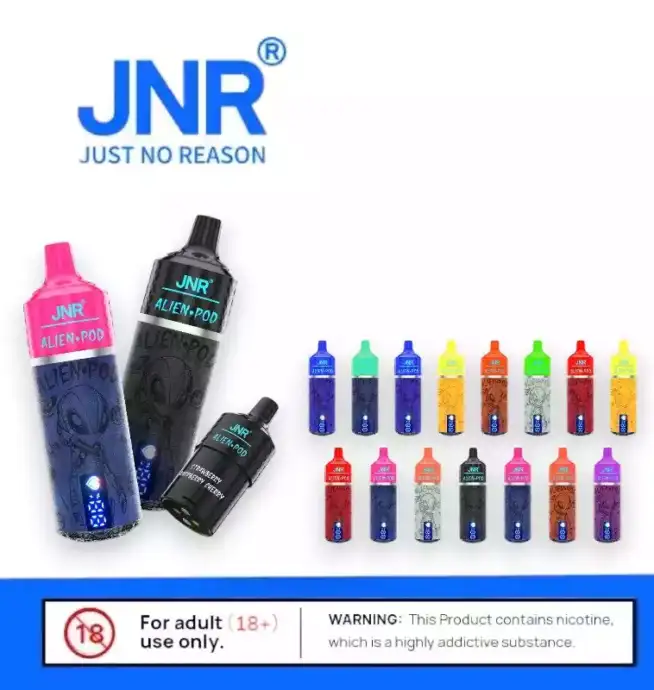 JNR Alien Pod 13000 PUFF LED-scherm vape
