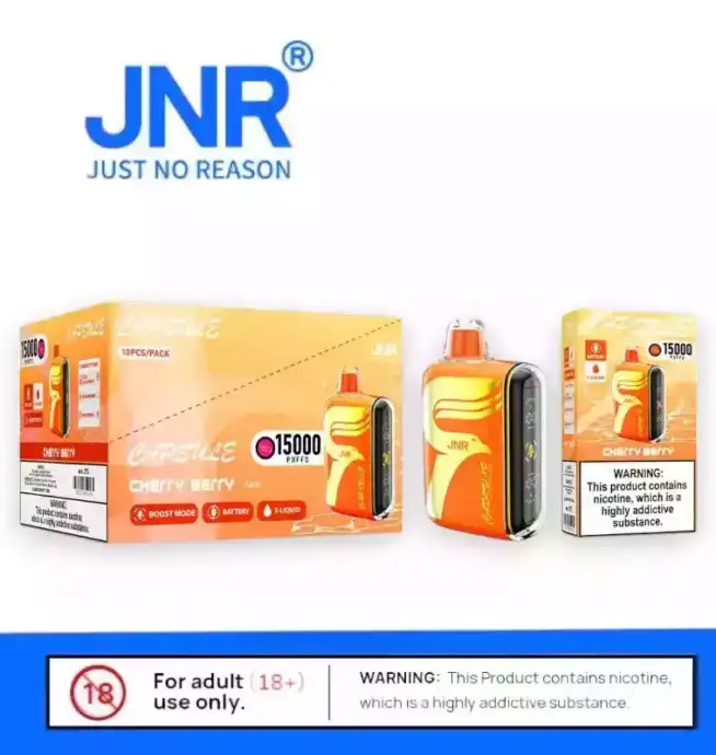 JNR Capsule 15000 PUFF - LED, USB-C & Dual Mesh
