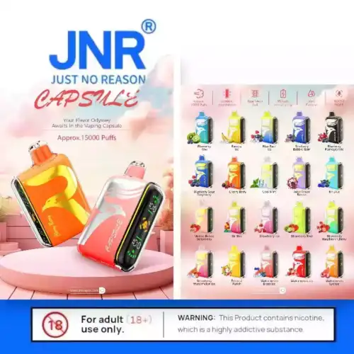 JNR Capsule 15000 PUFF - LED, USB-C & Dual Mesh