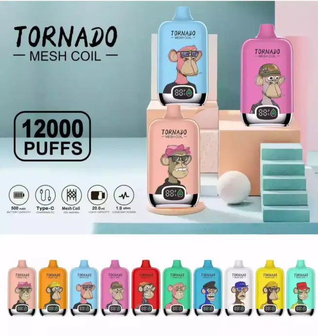 RAHDM Tornado 12000 – Vape fruitée, sans compromis