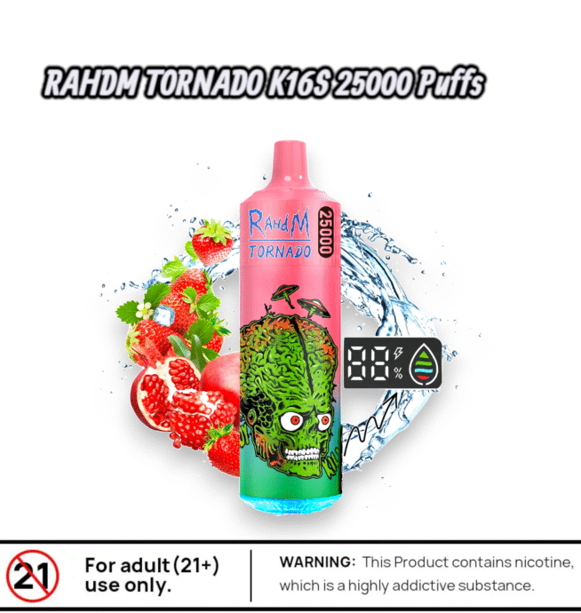 RAHDM Tornado K16S 25000 – Vape puissante & durable