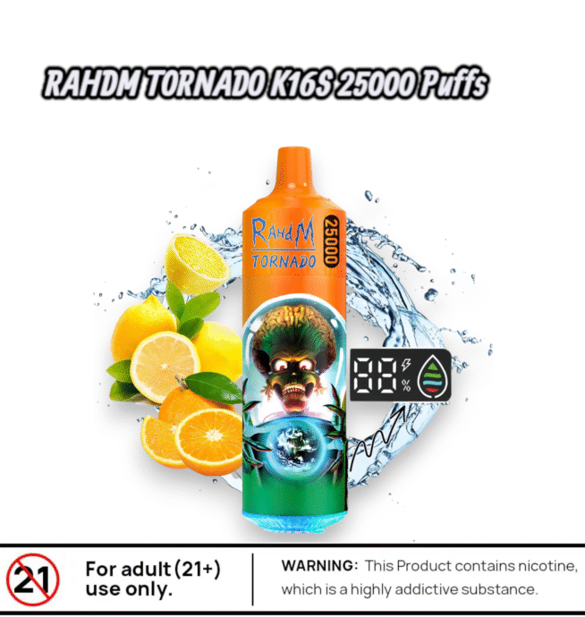 RAHDM Tornado K16S 25000 – Vape puissante & durable
