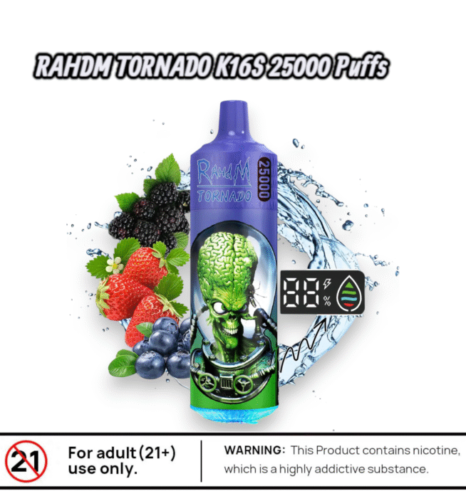 RAHDM Tornado K16S 25000 – Vape puissante & durable