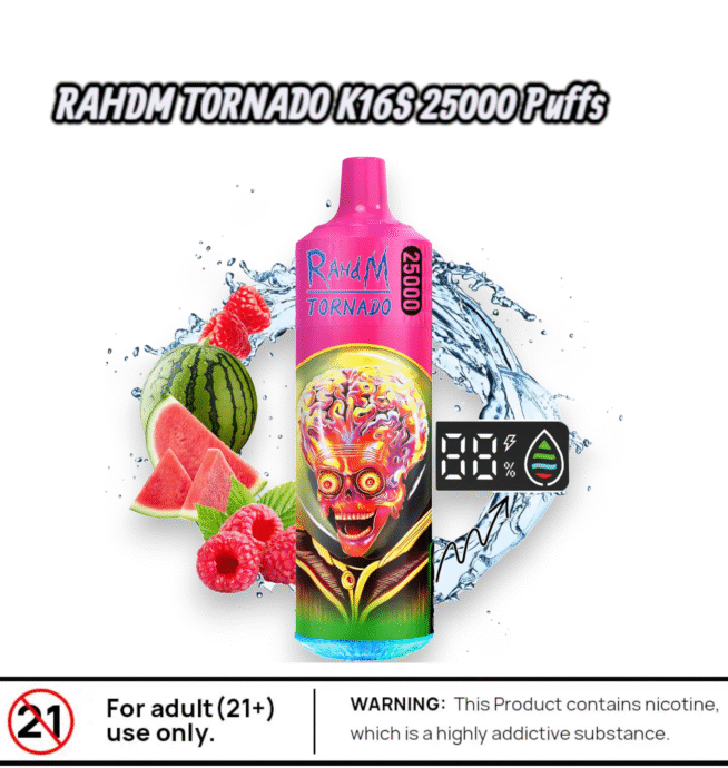 RAHDM Tornado K16S 25000 – Vape puissante & durable