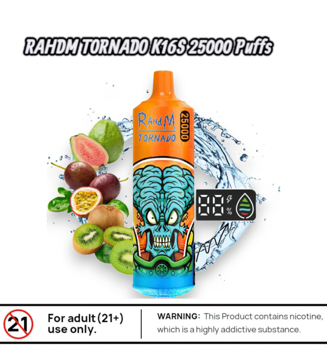 RAHDM Tornado K16S 25000 – Vape puissante & durable