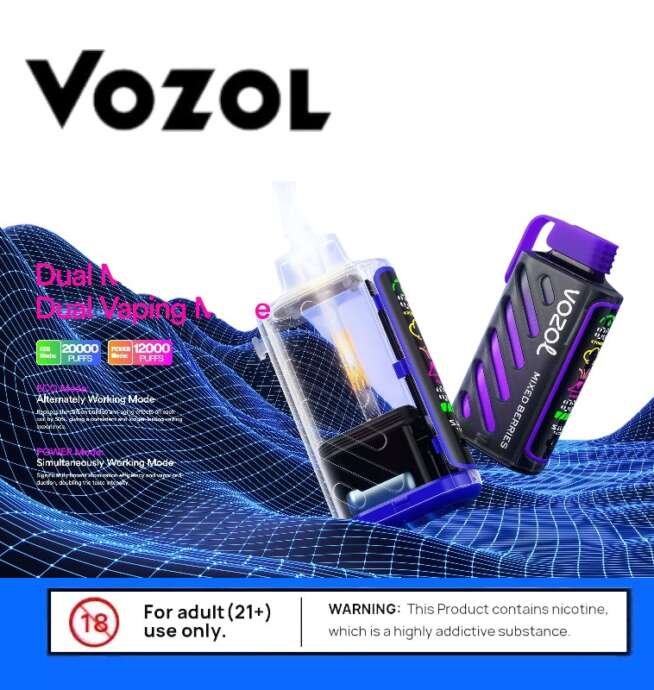 Vozol Gear Power 20000 Duradero, versátil y con 13 sabores