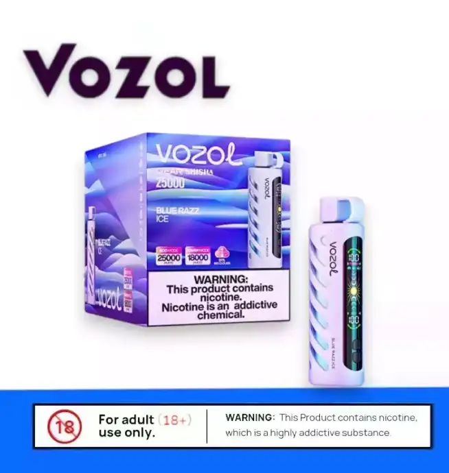 Vapeador Vozol Gear Shisha 25K con sonido automático