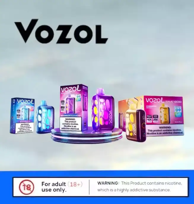 Vozol RAVE 40K - 50,000 puffs & versatile taste